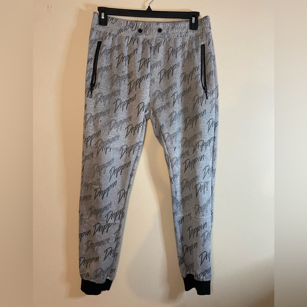Drippin Grey Men Sweatpants Joggers Size XL Men Women Kids